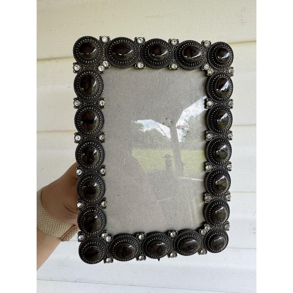4” x 6” Sheffield Home Genuine Crystals Wonderlust Photo Frame House Decor